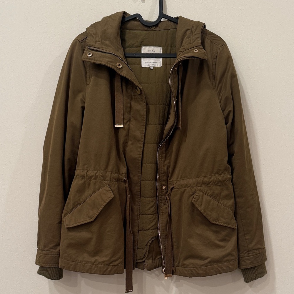 Zara Taupe Outerwear Jacket